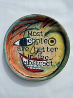 People in the Abstract Platter