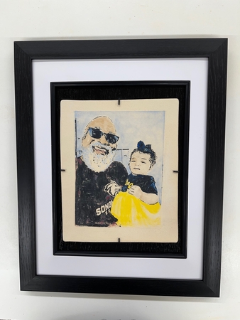 Gerald and his granddaughter